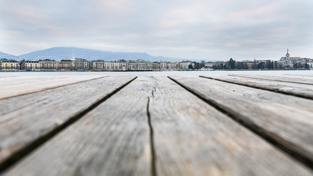 Perspective, aux Pâquis ( Genève, Suisse )